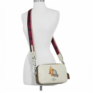 Coach Star Wars Jes White Leather Crossbody Bag Purse C-3PO & R2D2